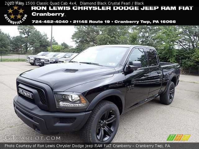 2022 Ram 1500 Classic Quad Cab 4x4 in Diamond Black Crystal Pearl