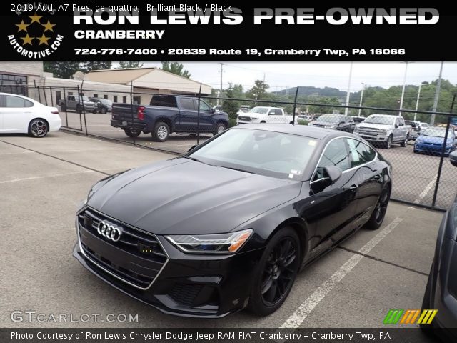 2019 Audi A7 Prestige quattro in Brilliant Black