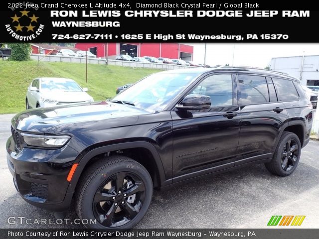 2022 Jeep Grand Cherokee L Altitude 4x4 in Diamond Black Crystal Pearl