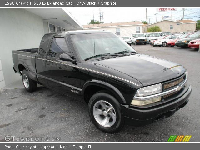 1998 Chevrolet S10 LS Extended Cab in Onyx Black