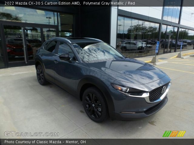 2022 Mazda CX-30 S Carbon Edition AWD in Polymetal Gray Metallic