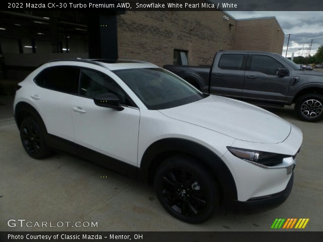 2022 Mazda CX-30 Turbo Premium AWD in Snowflake White Pearl Mica