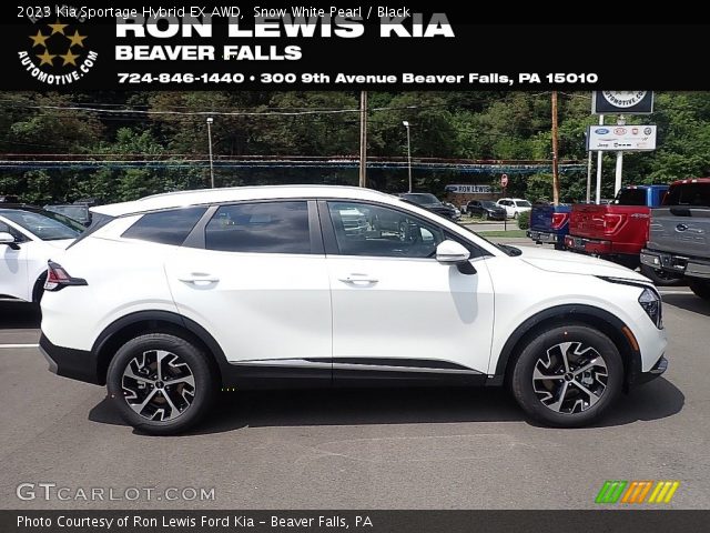 2023 Kia Sportage Hybrid EX AWD in Snow White Pearl