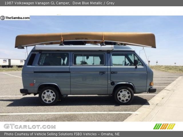 1987 Volkswagen Vanagon GL Camper in Dove Blue Metallic