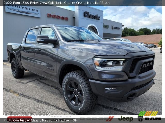 2022 Ram 1500 Rebel Crew Cab 4x4 in Granite Crystal Metallic