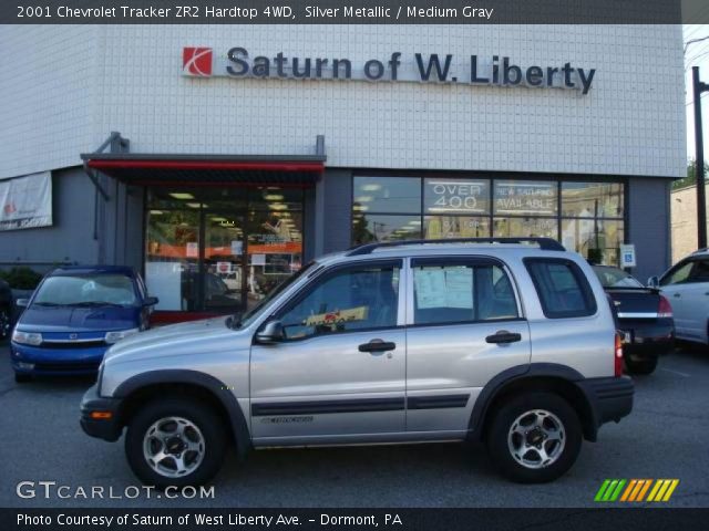 2001 Chevrolet Tracker ZR2 Hardtop 4WD in Silver Metallic