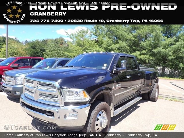 2015 Ram 3500 Laramie Limited Crew Cab 4x4 in Black
