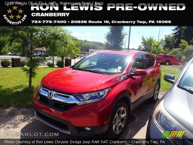 2018 Honda CR-V EX-L AWD in Molten Lava Pearl