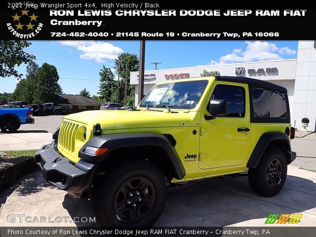 2022 Jeep Wrangler Sport 4x4 in High Velocity