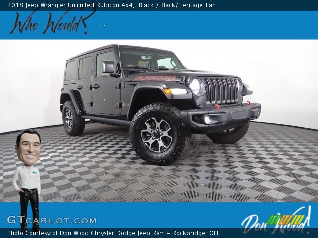 2018 Jeep Wrangler Unlimited Rubicon 4x4 in Black