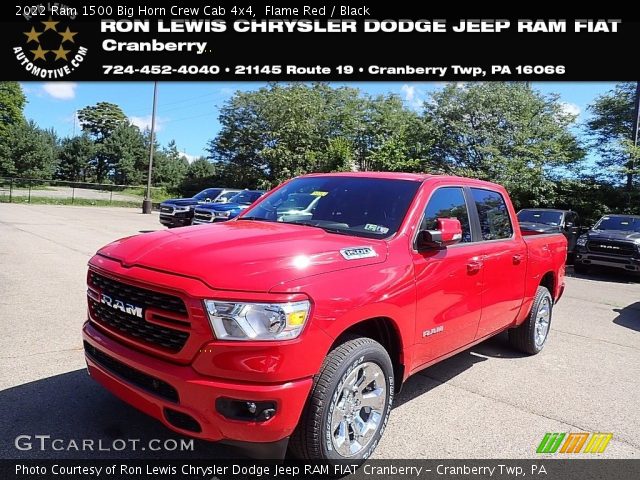 2022 Ram 1500 Big Horn Crew Cab 4x4 in Flame Red