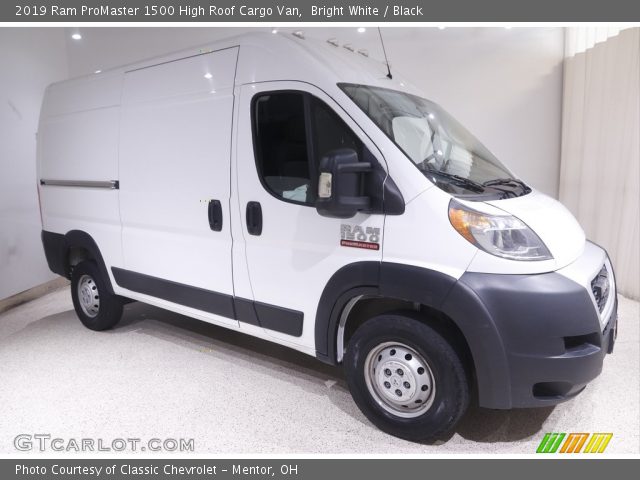 2019 Ram ProMaster 1500 High Roof Cargo Van in Bright White