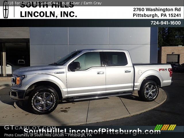 2018 Ford F150 XLT SuperCrew in Ingot Silver