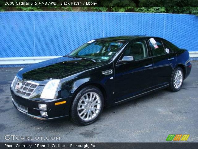 2008 Cadillac STS 4 V8 AWD in Black Raven