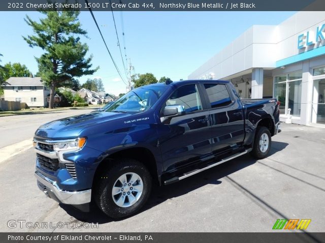 2022 Chevrolet Silverado 1500 LT Crew Cab 4x4 in Northsky Blue Metallic