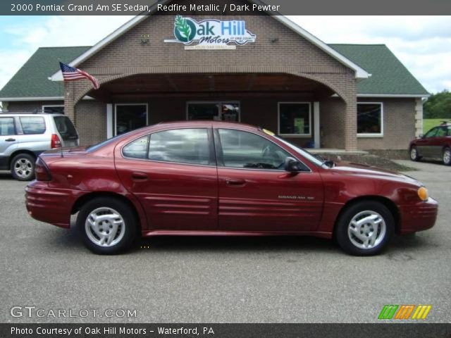 2000 Pontiac Grand Am SE Sedan in Redfire Metallic