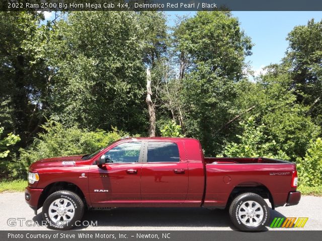 2022 Ram 2500 Big Horn Mega Cab 4x4 in Delmonico Red Pearl