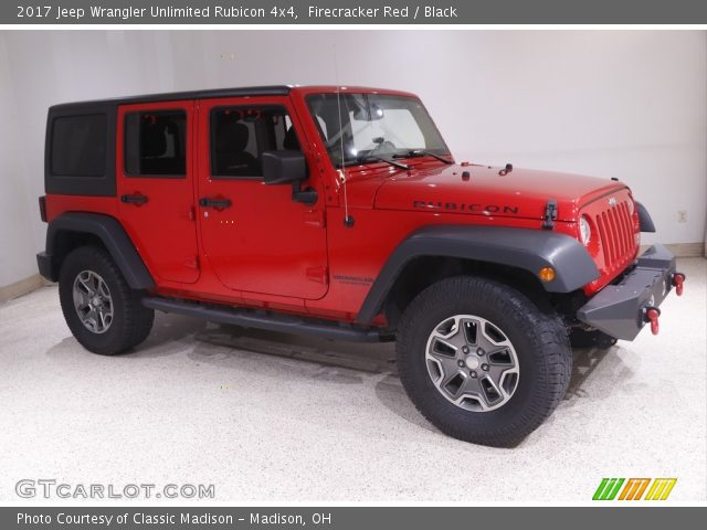 2017 Jeep Wrangler Unlimited Rubicon 4x4 in Firecracker Red