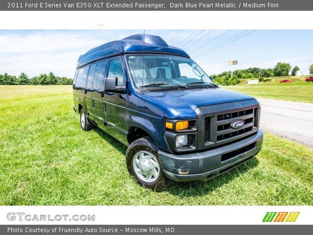 2011 Ford E Series Van E350 XLT Extended Passenger in Dark Blue Pearl Metallic