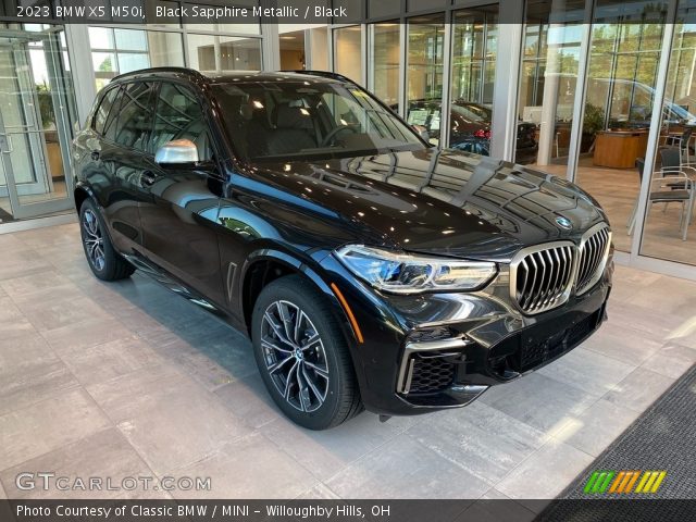 2023 BMW X5 M50i in Black Sapphire Metallic