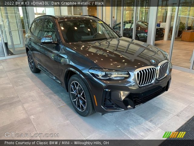 2022 BMW X3 xDrive30i in Dark Graphite Metallic