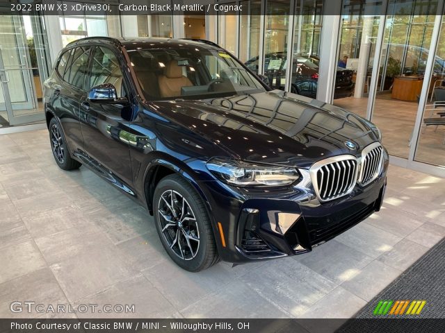 2022 BMW X3 xDrive30i in Carbon Black Metallic