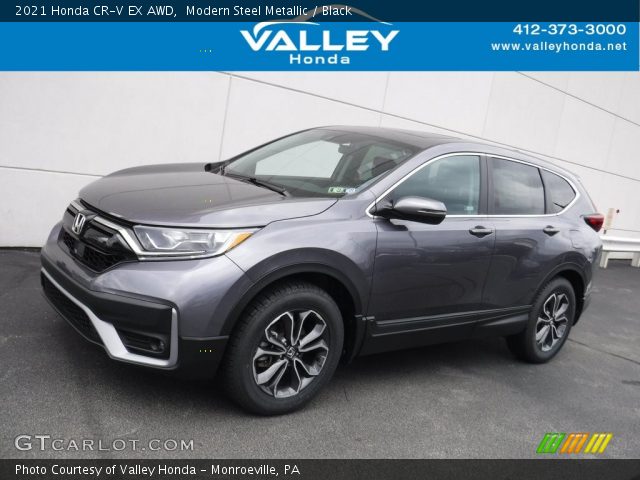 2021 Honda CR-V EX AWD in Modern Steel Metallic