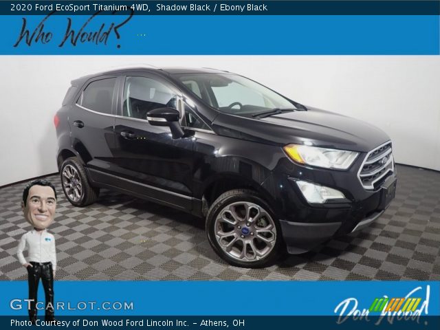 2020 Ford EcoSport Titanium 4WD in Shadow Black