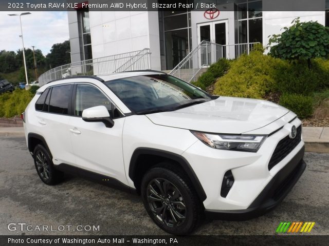 2022 Toyota RAV4 XLE  Premium AWD Hybrid in Blizzard Pearl