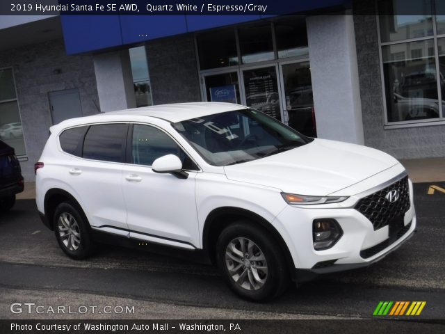 2019 Hyundai Santa Fe SE AWD in Quartz White