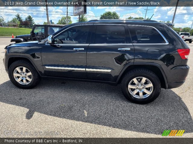 2013 Jeep Grand Cherokee Overland 4x4 in Black Forest Green Pearl