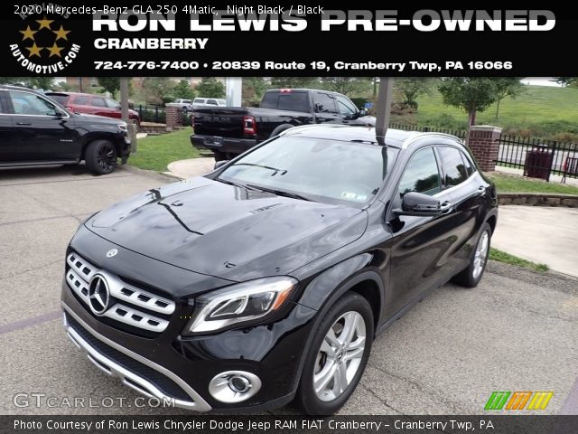 2020 Mercedes-Benz GLA 250 4Matic in Night Black