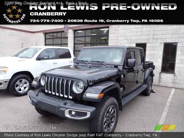 2020 Jeep Gladiator Overland 4x4 in Black