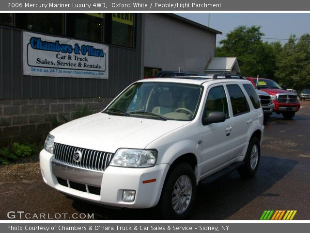 2006 Mercury Mariner Luxury 4WD in Oxford White