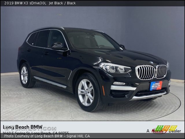 2019 BMW X3 sDrive30i in Jet Black