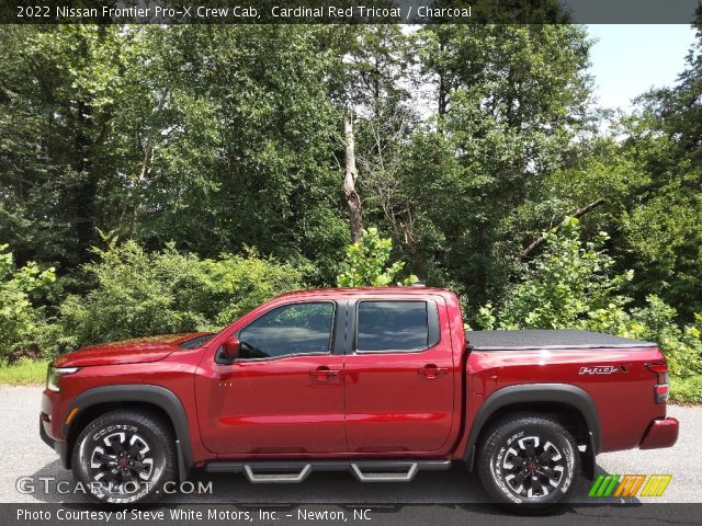 2022 Nissan Frontier Pro-X Crew Cab in Cardinal Red Tricoat