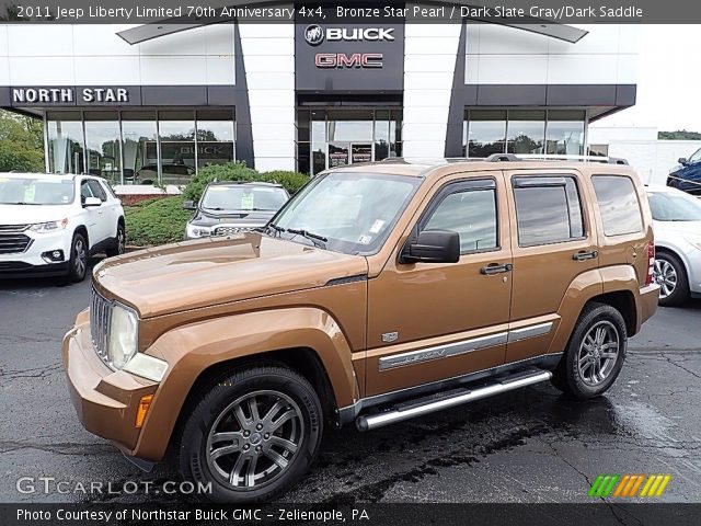 2011 Jeep Liberty Limited 70th Anniversary 4x4 in Bronze Star Pearl