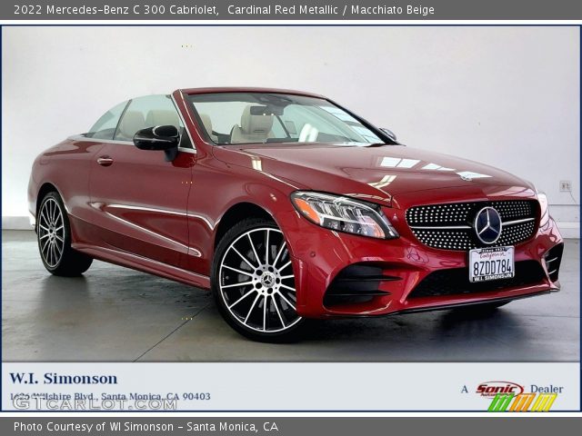 2022 Mercedes-Benz C 300 Cabriolet in Cardinal Red Metallic