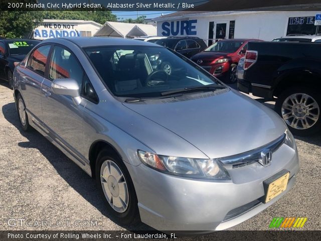 2007 Honda Civic Hybrid Sedan in Alabaster Silver Metallic