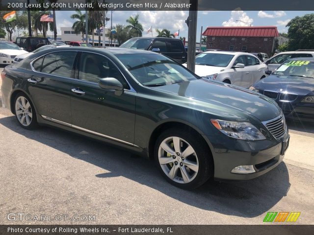 2008 Lexus LS 600h L Hybrid in Verdigris Green Mica