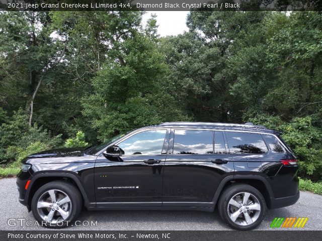 2021 Jeep Grand Cherokee L Limited 4x4 in Diamond Black Crystal Pearl