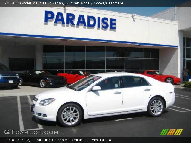 2009 Chevrolet Malibu LTZ Sedan in Summit White