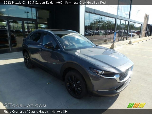 2022 Mazda CX-30 S Carbon Edition AWD in Polymetal Gray Metallic