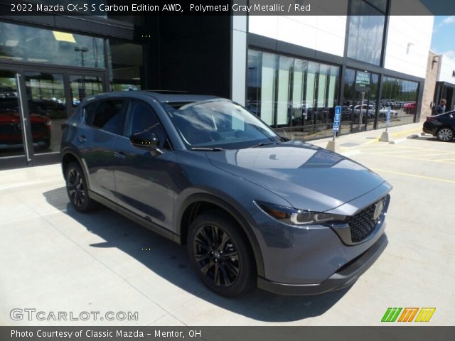 2022 Mazda CX-5 S Carbon Edition AWD in Polymetal Gray Metallic