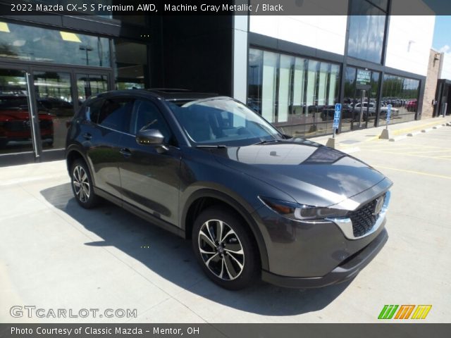 2022 Mazda CX-5 S Premium AWD in Machine Gray Metallic