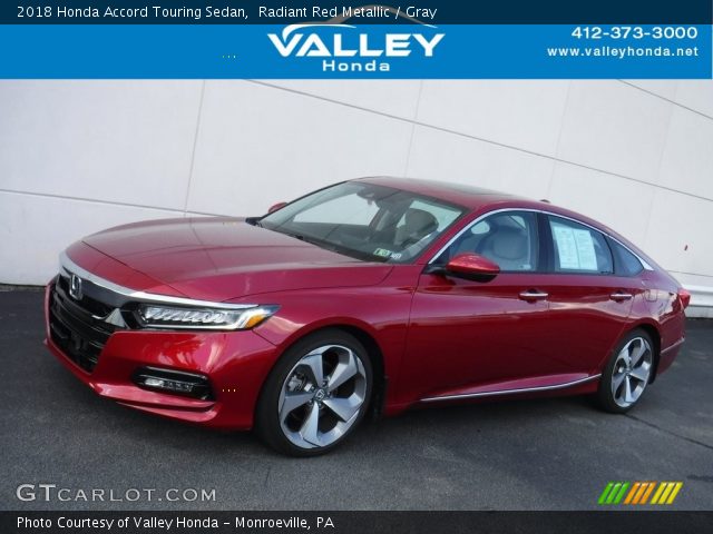 2018 Honda Accord Touring Sedan in Radiant Red Metallic