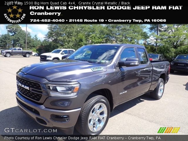 2022 Ram 1500 Big Horn Quad Cab 4x4 in Granite Crystal Metallic