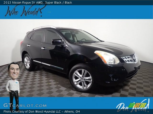 2013 Nissan Rogue SV AWD in Super Black