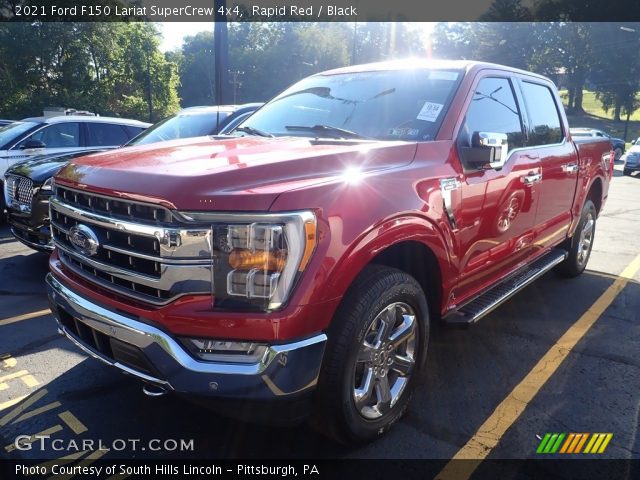 2021 Ford F150 Lariat SuperCrew 4x4 in Rapid Red