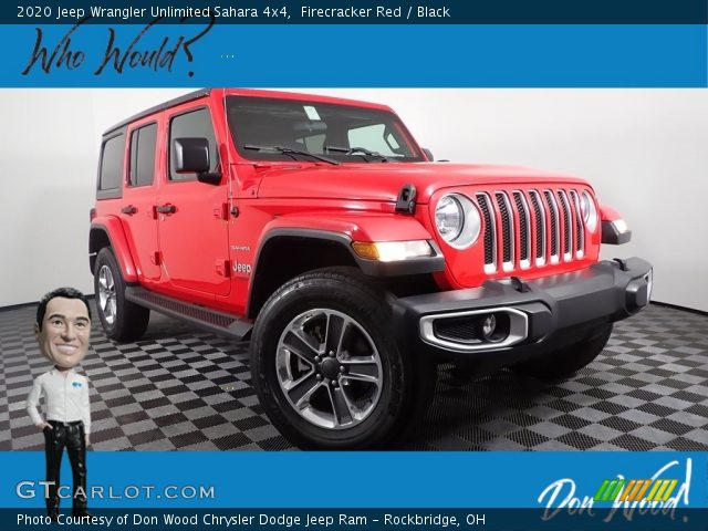 2020 Jeep Wrangler Unlimited Sahara 4x4 in Firecracker Red